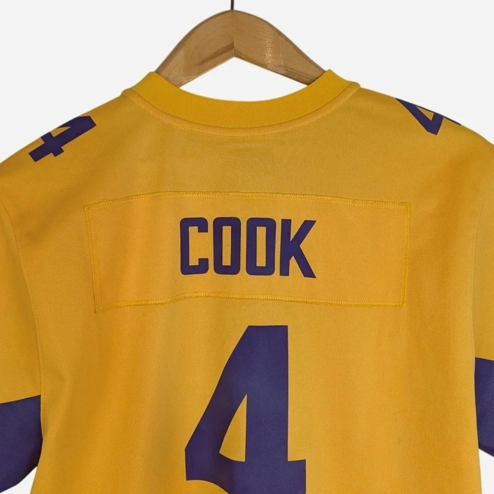 Nike Dalvin Cook Vikings Youth Gold Inverted Game Jersey #4 Youth Large